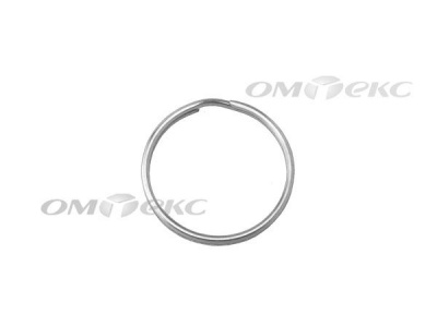 Кольцо металлическое d-20 мм, цв.-никель - купить в Черкесске. Цена: 3.19 руб.