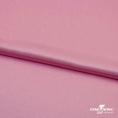 Поли креп-сатин 15-2216, 125 (+/-5) гр/м2, шир.150см, цвет розовый - купить в Черкесске. Цена 155.57 руб.