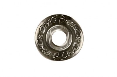 Кнопка металлическая "Альфа" с пружиной, 15 мм (уп. 720+/-20 шт), цвет никель - купить в Черкесске. Цена: 1 466.73 руб.