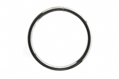 Кольцо металлическое №40 мм, цв.-никель - купить в Черкесске. Цена: 4.45 руб.