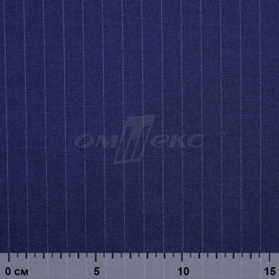 Костюмная ткань "Жаклин", 188 гр/м2, шир. 150 см, цвет тёмно-синий - купить в Черкесске. Цена 426.49 руб.