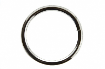 Кольцо металлическое d-38 мм, цв.-никель - купить в Черкесске. Цена: 4.89 руб.