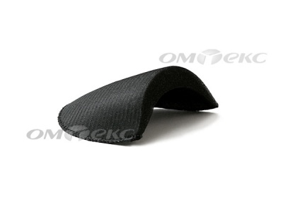 Плечевые накладки ОВ-10, обшитые, цвет чёрный - купить в Черкесске. Цена: 16.83 руб.