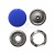 Кнопка рубашечная (закрытая) 9,5мм - эмаль, цв.168 - голубой - купить в Черкесске. Цена: 4.77 руб.