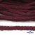 Шнур плетеный d-6 мм круглый, 70% хлопок 30% полиэстер, уп.90+/-1 м, цв.1070-бордовый - купить в Черкесске. Цена: 588 руб.