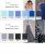 Креп стрейч Амузен 14-4122, 85 гр/м2, шир.150см, цвет голубой - купить в Черкесске. Цена 148.37 руб.
