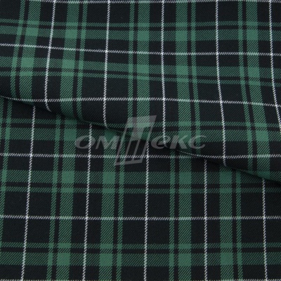 Ткань костюмная Клетка 25577, т.зеленый/зеленый./ч/бел, 230 г/м2, шир.150 см - купить в Черкесске. Цена 545.24 руб.