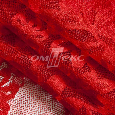 Кружевное полотно стрейч 15A29/RED, 105 гр/м2, шир.155см - купить в Черкесске. Цена 2 101.46 руб.