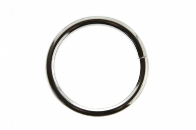 Кольцо металлическое d-3 х 32 мм, цв.-никель - купить в Черкесске. Цена: 3.92 руб.