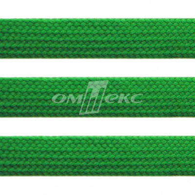 Шнур 15мм плоский (100+/-1м) №16 зеленый - купить в Черкесске. Цена: 10.21 руб.