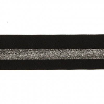 #2/6-Лента эластичная вязаная с рисунком шир.52 мм (45,7+/-0,5 м/бобина) - купить в Черкесске. Цена: 69.33 руб.
