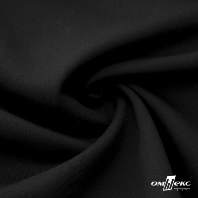 Ткань костюмная "Эльза" 80% P, 16% R, 4% S, 160 г/м2, шир.150 см, цв-черный #1 - купить в Черкесске. Цена 332.71 руб.