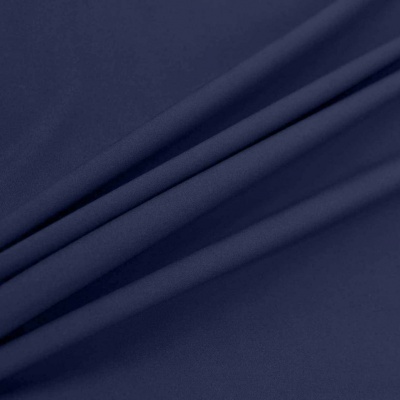 Костюмная ткань с вискозой "Салерно", 210 гр/м2, шир.150см, цвет т.синий/Navy - купить в Черкесске. Цена 446.37 руб.