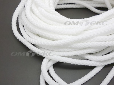 Шнур 1с35 4 мм крупное плетение 200 м белый - купить в Черкесске. Цена: 1.10 руб.