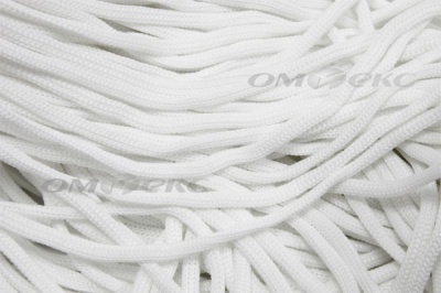 Шнур Т-02 (4с2) мелкое плетение 4мм 100 м белый - купить в Черкесске. Цена: 2.50 руб.