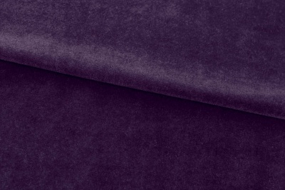 Бархат стрейч, 240 гр/м2, шир.160см, (2,4 м/кг), цвет 27/фиолет - купить в Черкесске. Цена 886.02 руб.
