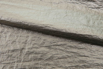 Текстильный материал "Диско"#1805 с покрытием РЕТ, 40гр/м2, 100% полиэстер, цв.6-тем.серебро - купить в Черкесске. Цена 412.36 руб.