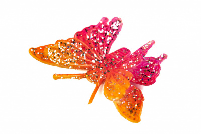 Бабочка декоративная пластиковая #10 - купить в Черкесске. Цена: 7.09 руб.