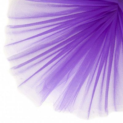 Фатин матовый 16-85, 12 гр/м2, шир.300см, цвет фиолетовый - купить в Черкесске. Цена 96.31 руб.