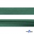 Косая бейка атласная "Омтекс" 15 мм х 132 м, цв. 056 темный зеленый - купить в Черкесске. Цена: 225.81 руб.
