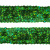Тесьма с пайетками D4, шир. 20 мм/уп. 25+/-1 м, цвет зелёный - купить в Черкесске. Цена: 778.19 руб.