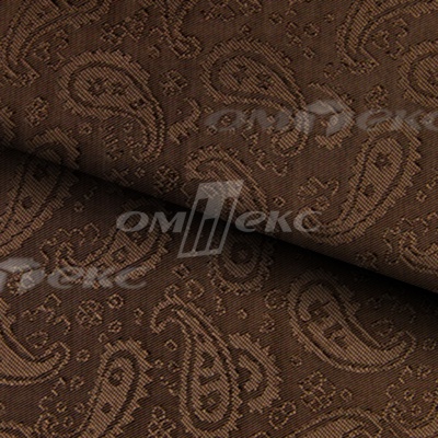 Ткань подкладочная жаккард Р14098, 19-1217/коричневый, 85 г/м2, шир. 150 см, 230T - купить в Черкесске. Цена 166.45 руб.
