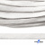 Шнур плетеный d-8 мм плоский, 70% хлопок 30% полиэстер, уп.85+/-1 м, цв.1018-белый - купить в Черкесске. Цена: 735 руб.
