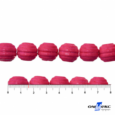 0309-Бусины деревянные "ОмТекс", 16 мм, упак.50+/-3шт, цв.023-розовый - купить в Черкесске. Цена: 62.22 руб.