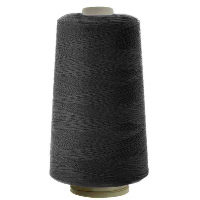 Швейные нитки (армированные) 28S/2, нам. 2 500 м, цвет чёрный - купить в Черкесске. Цена: 139.91 руб.