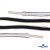 Шнурки #4-27, круглые 130 см, двухцветные (черно/белый) - купить в Черкесске. Цена: 47.04 руб.