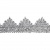 Тесьма металлизированная 0384-0240, шир. 40 мм/уп. 25+/-1 м, цвет серебро - купить в Черкесске. Цена: 490.74 руб.