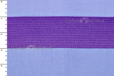 Окантовочная тесьма №0225, шир. 22 мм (в упак. 100 м), цвет фиолет - купить в Черкесске. Цена: 271.60 руб.