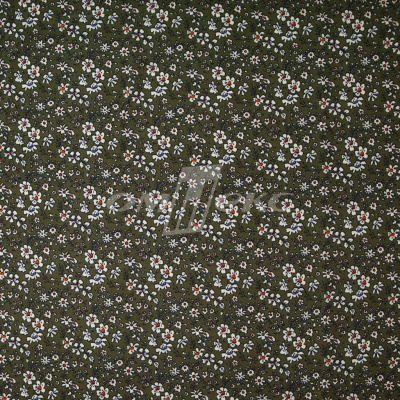 Плательная ткань "Фламенко" 11.2, 80 гр/м2, шир.150 см, принт растительный - купить в Черкесске. Цена 259.21 руб.