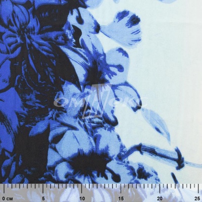 Плательная ткань "Фламенко" 19.1, 80 гр/м2, шир.150 см, принт растительный - купить в Черкесске. Цена 241.49 руб.