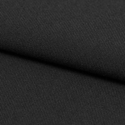 Костюмная ткань с вискозой "Рошель", 250 гр/м2, шир.150см, цвет чёрный - купить в Черкесске. Цена 438.12 руб.