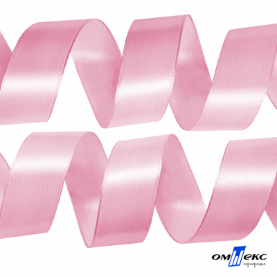 050-нежно-розовый Лента атласная упаковочная (В) 85+/-5гр/м2, шир.50 мм (1/2), 25+/-1 м - купить в Черкесске. Цена: 120.46 руб.