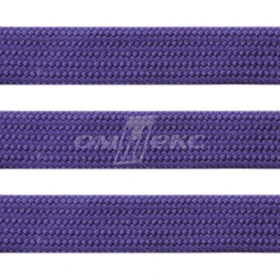 Шнур 15мм плоский (100+/-1м) №10 фиолетовый - купить в Черкесске. Цена: 10.21 руб.