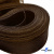 Регилиновая лента, шир.65мм, (уп.25 ярд), цв.- коричневый - купить в Черкесске. Цена: 499.43 руб.