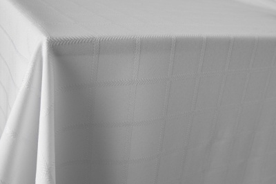 Скатертная ткань 25536/2005, 174 гр/м2, шир.150см, цвет белый - купить в Черкесске. Цена 269.46 руб.