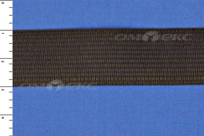 Окантовочная тесьма №216, шир. 22 мм (в упак. 100 м), цвет коричневый - купить в Черкесске. Цена: 271.60 руб.