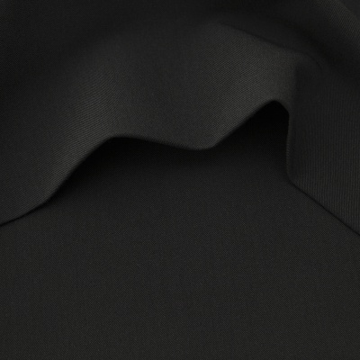 Костюмная ткань с вискозой "Меган", 210 гр/м2, шир.150см, цвет чёрный - купить в Черкесске. Цена 382.42 руб.