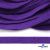 Шнур плетеный d-8 мм плоский, 70% хлопок 30% полиэстер, уп.85+/-1 м, цв.1030-фиолет - купить в Черкесске. Цена: 735 руб.