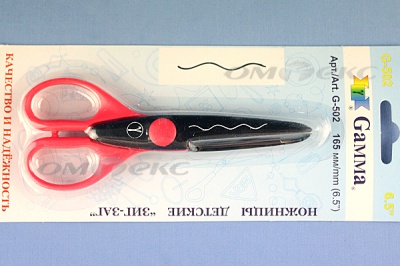 Ножницы G-502 детские 165 мм - купить в Черкесске. Цена: 292.21 руб.