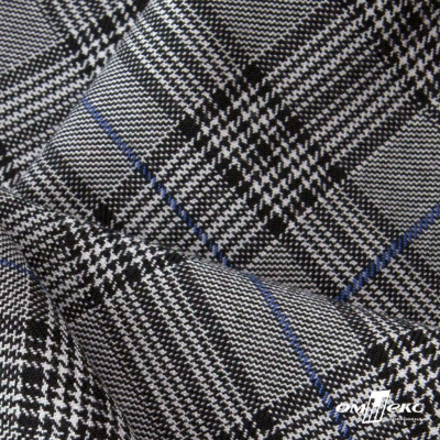 Ткань костюмная "Клер" 80% P, 16% R, 4% S, 200 г/м2, шир.150 см,#3 цв-серый/синий - купить в Черкесске. Цена 412.02 руб.