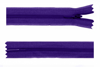 Молния потайная Т3 866, 20 см, капрон, цвет фиолетовый - купить в Черкесске. Цена: 5.27 руб.