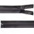 Молния водонепроницаемая PVC Т-7, 60 см, разъемная, цвет (301) т.серый - купить в Черкесске. Цена: 49.39 руб.