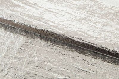 Текстильный материал "Диско"#1805 с покрытием РЕТ, 40гр/м2, 100% полиэстер, цв.2-серебро - купить в Черкесске. Цена 444.86 руб.