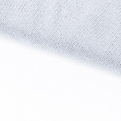Трикотажное полотно Тюль Кристалл, 100% полиэфир, 16-01/белый, 15гр/м2, шир.160см. - купить в Черкесске. Цена 129.70 руб.