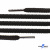 Шнурки #106-09, круглые 130 см, цв.чёрный - купить в Черкесске. Цена: 21.92 руб.