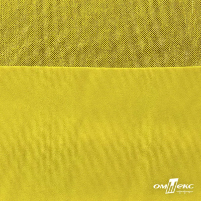 Трикотажное полотно голограмма, шир.140 см, #602 -жёлтый/жёлтый - купить в Черкесске. Цена 385.88 руб.
